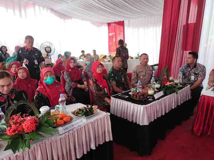 Danramil 13/Banjarmangu Hadiri Acara Penilaian Lapangan Lomba Pelaksana Terbaik Posyandu Tingkat Provinsi Jawa Tengah Tahun 2023