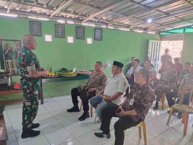 HUT TNI KE-78 FORKOMPCAM BERSAMA FKPD KECAMATAN BANJARMANGU BERI SURPRISE KE KORAMIL 13/BANJARMANGU