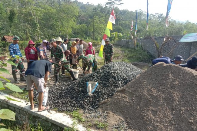 TNI dan Rakyat Bersatu, Sukseskan TMMD REGULER Ke-120