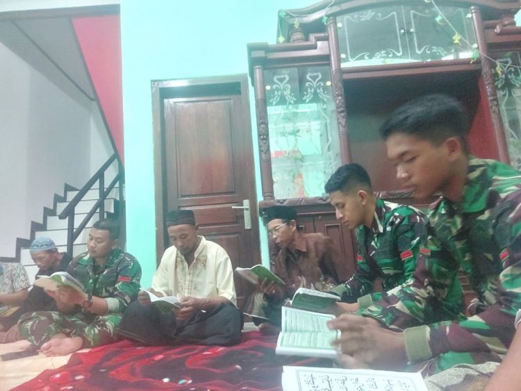 Ditengah Kesibukan TMMD Reguler ke-120 TNI, Sempatkan Melaksanakan Kegiatan Keagamaan Bersama Masyarakat
