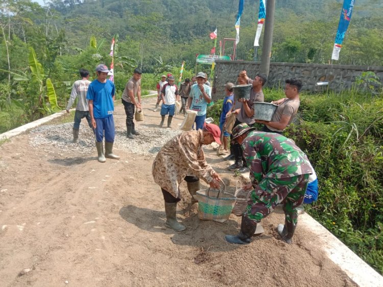 KEMANUNGGALAN TNI DAN RAKYAT SEMAKIN KUAT DENGAN TMMD REGULER KE-120