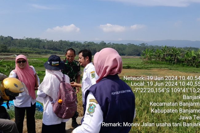 Babinsa Hadiri Kegiatan Monitoring dan Evaluasi Bidang Tanaman Pangan