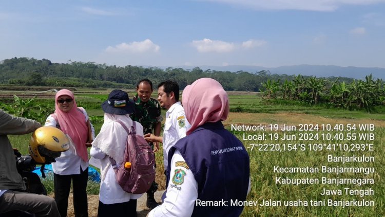 Babinsa Hadiri Kegiatan Monitoring dan Evaluasi Bidang Tanaman Pangan