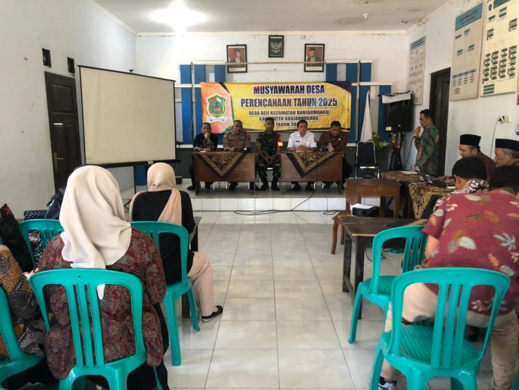BABINSA HADIRI MUSYAWARAH DESA PERENCANAAN TAHUN 2025