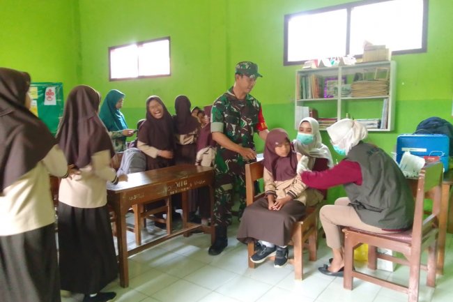 Sukseskan Pelaksanan BIAS ditingkat SD Babinsa berikan Pendampingan