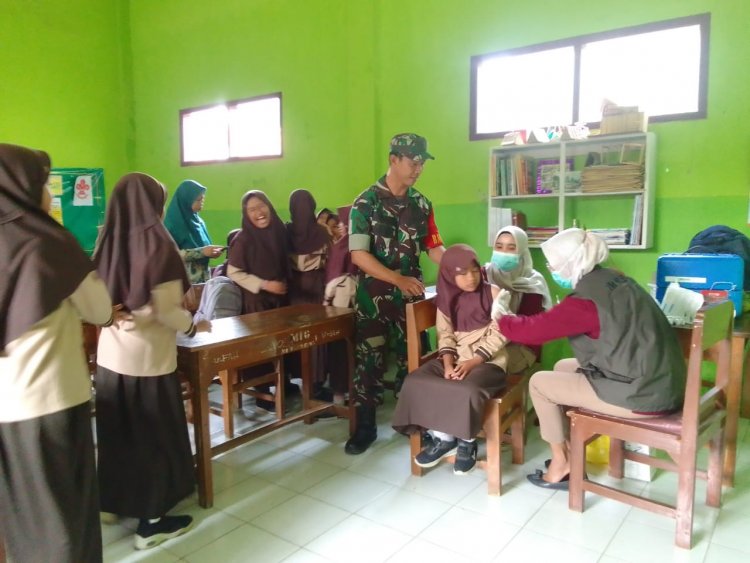 Sukseskan Pelaksanan BIAS ditingkat SD Babinsa berikan Pendampingan