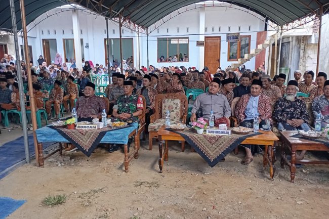Babinsa Hadiri Haflah Khotmil Qur'an di Desa Binaan 