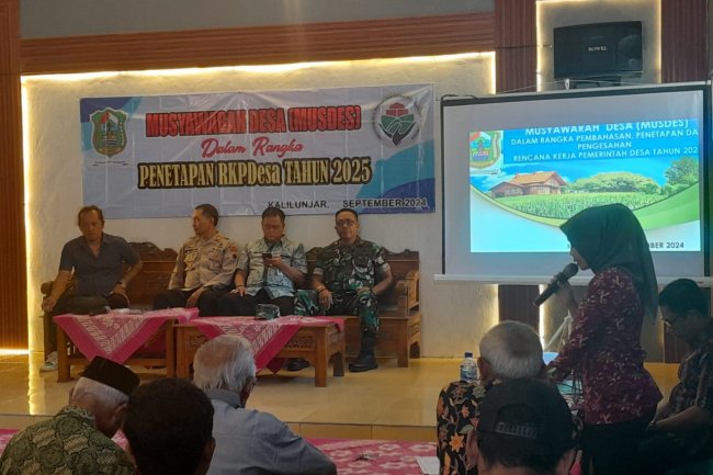 DANRAMIL HADIRI MUSDES  RKPDESA DI DESA KALILUNJAR