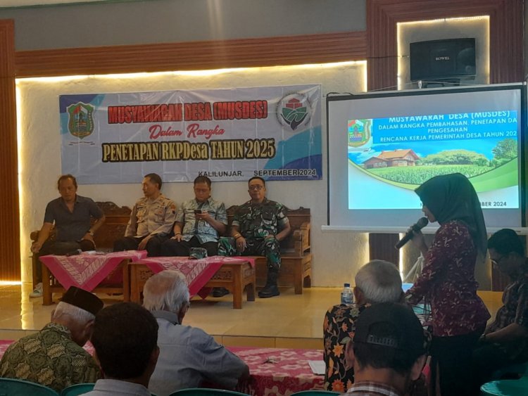 DANRAMIL HADIRI MUSDES  RKPDESA DI DESA KALILUNJAR