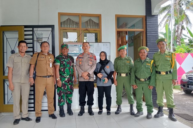 Danramil 13/Banjarmangu Laksanakan Monitoring Gudang Logistik Pilkada 2024