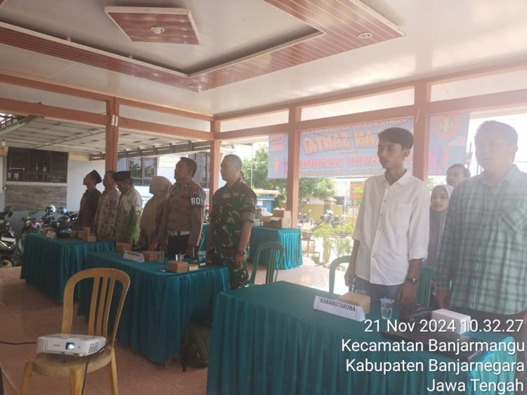 Babinsa Hadiri Kegiatan Sosialisasi Pilkada Serentak Tahun 2024 di Pendopo Kecamatan Banjarmangu