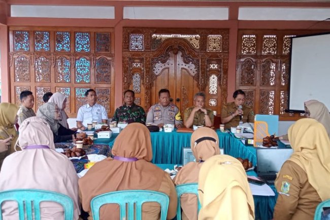 Danramil Hadiri Kegiatan Monev Penguatan Kelembagaan dan Advokasi Kabupaten Sehat