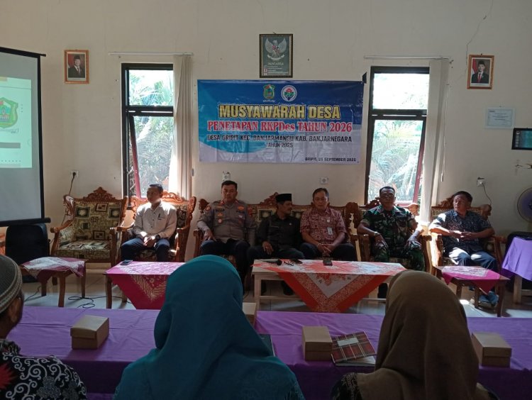 Danramil Menghadiri Undangan Musdes Penetapan RKPDES Tahun 2026 Di Wilayah Binaan 